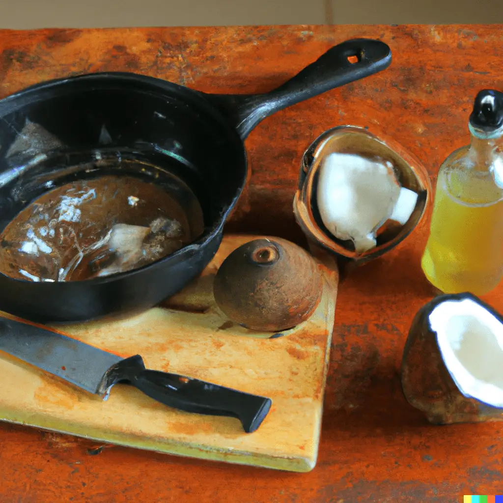 usos del aceite de coco en la cocina